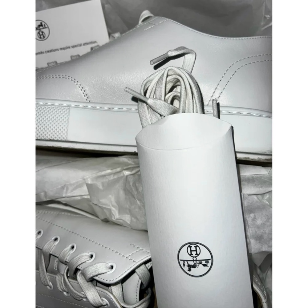 Hermes haru derby White sneaker eu43